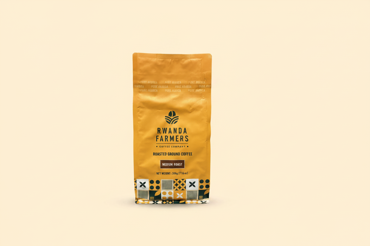 Rwanda Farmers 500 g jauhettu kahvi Medium roast